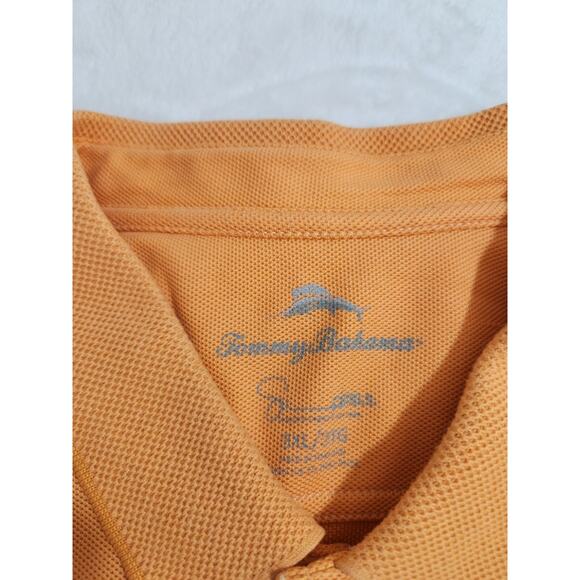 Tommy Bahama Polo Mens 3XL XXXL Orange Athletic Activewear Gym Golf Athleisure - Picture 2 of 11